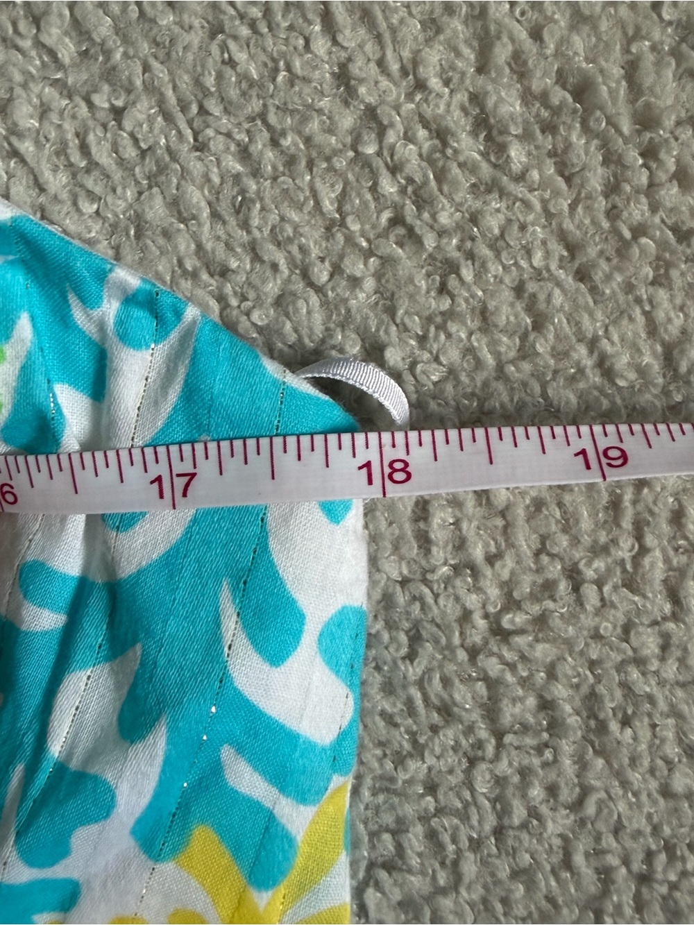 Lilly Pulitzer Blue + Green Reef Print Cotton Halter Maxi Sun Dress, Size 10 - Picture 8 of 11